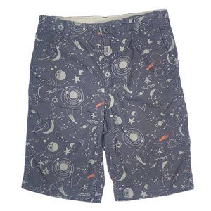 Gap Solar System Theme Boys Gray Shorts with Adjustable Waist